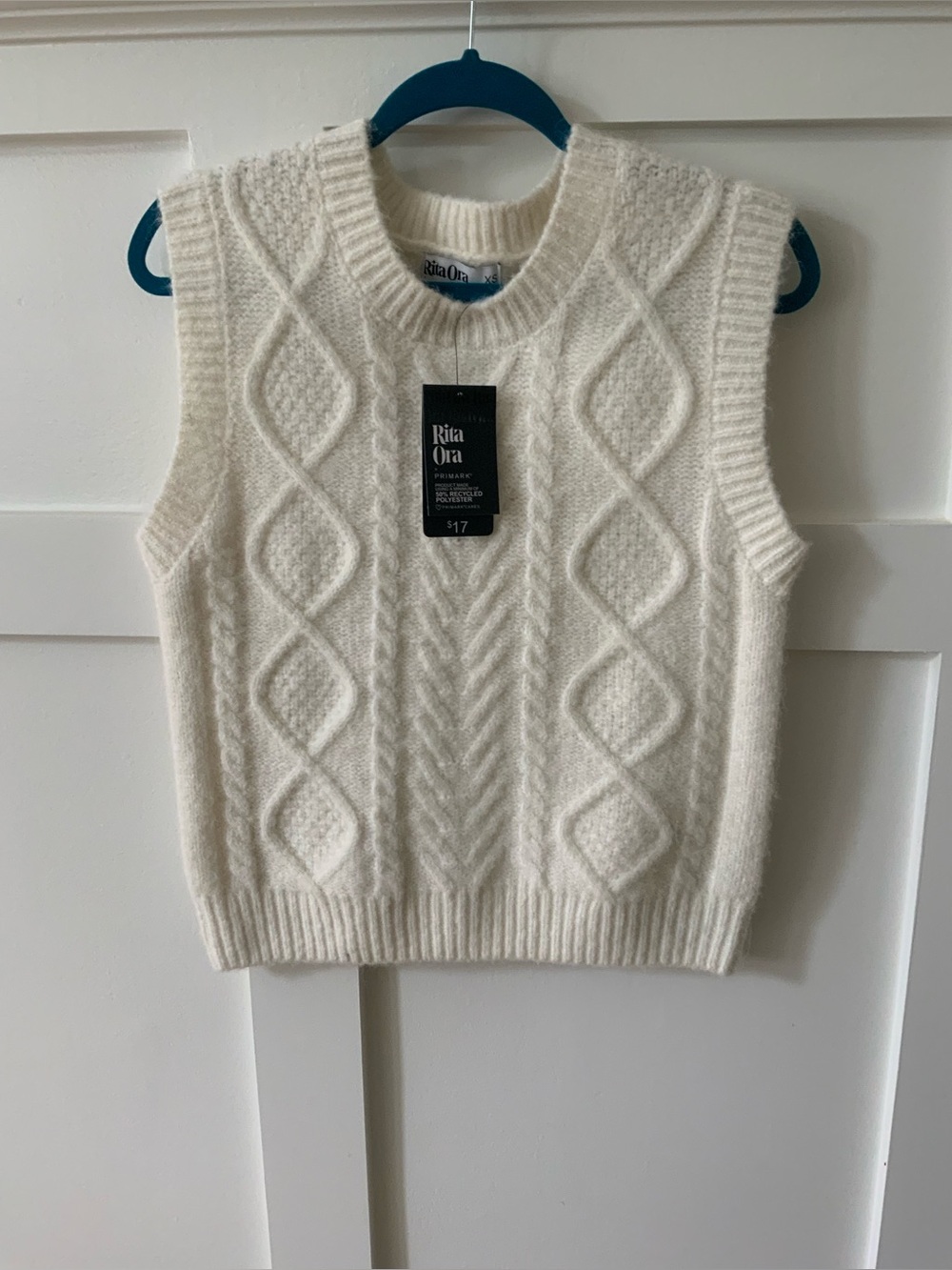 Primark Cream Cable Knit Vest